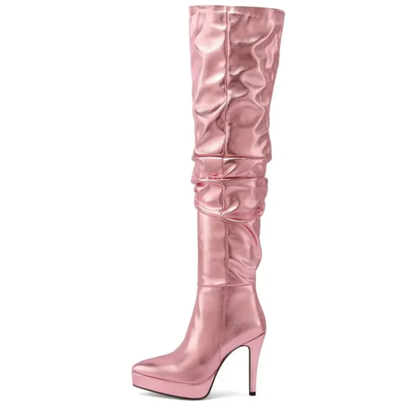 Superstar Glossy High Boots - Image 3