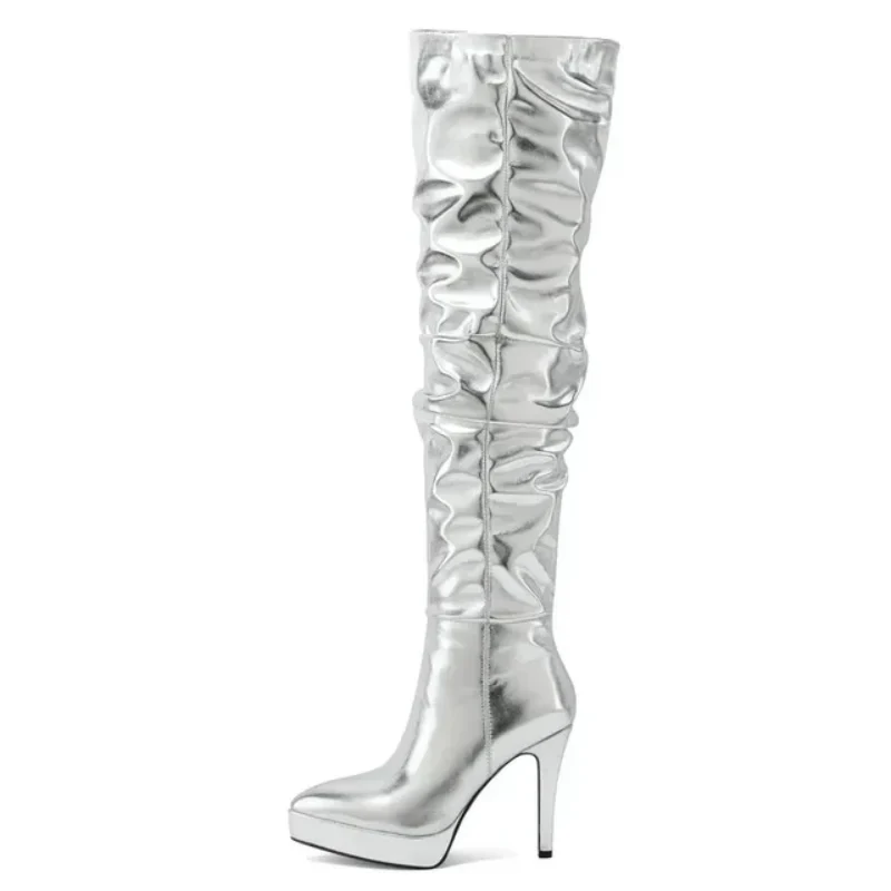 Superstar Glossy High Boots - Image 4