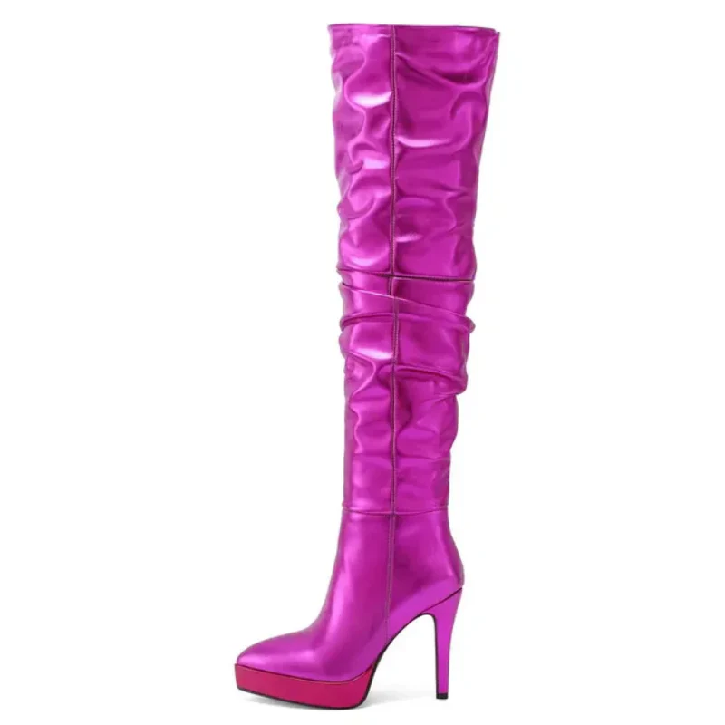 Superstar Glossy High Boots - Image 5