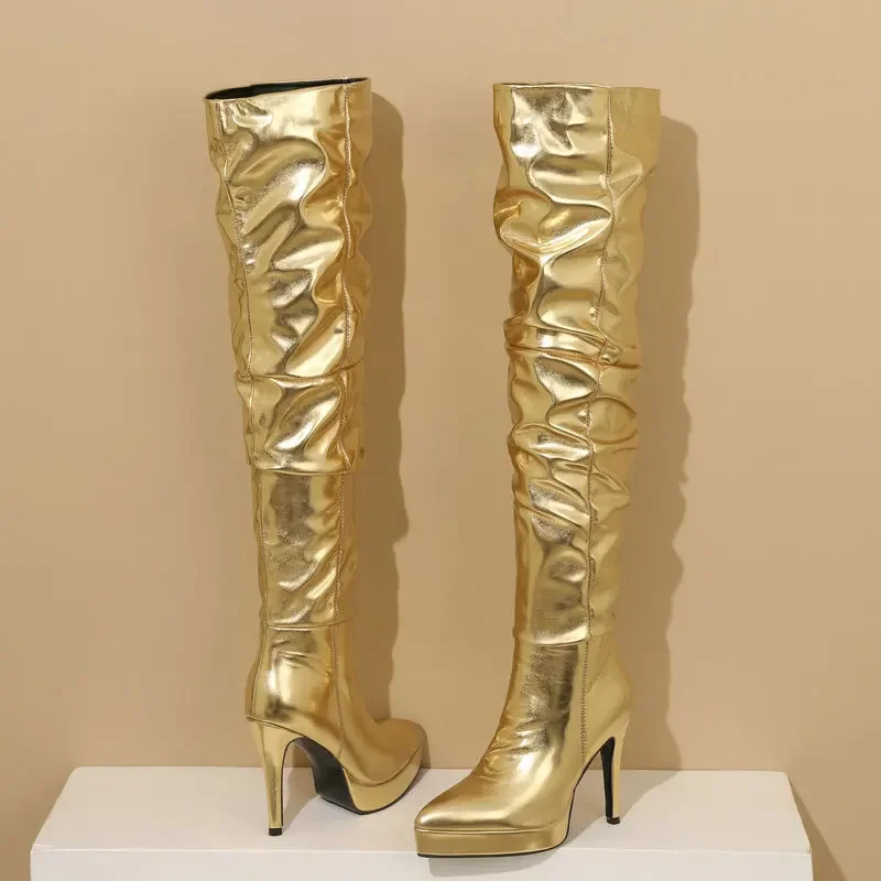 Superstar Glossy High Boots - Image 6