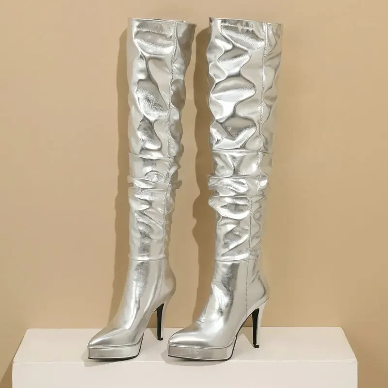 Superstar Glossy High Boots - Image 7