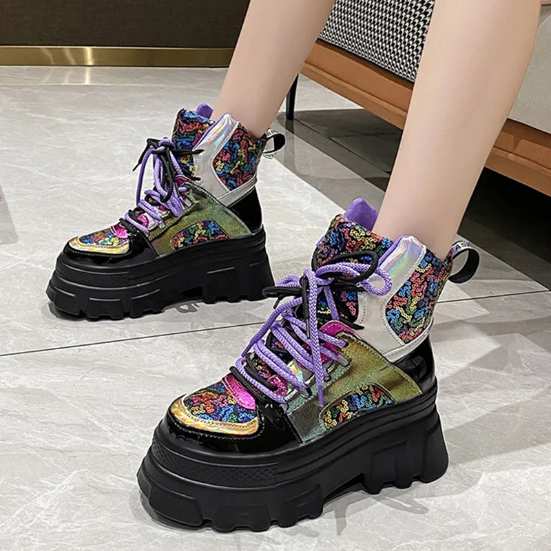 Techno Walk Chunky Boots - Image 3