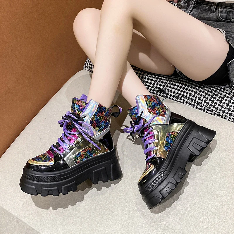 Techno Walk Chunky Boots - Image 5