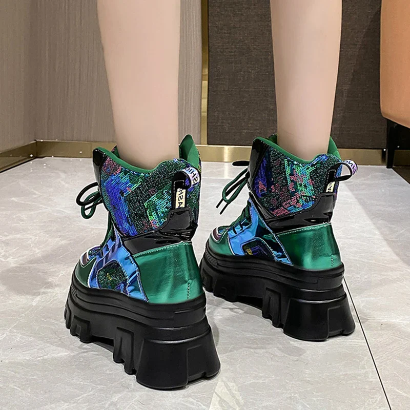 Techno Walk Chunky Boots - Image 6