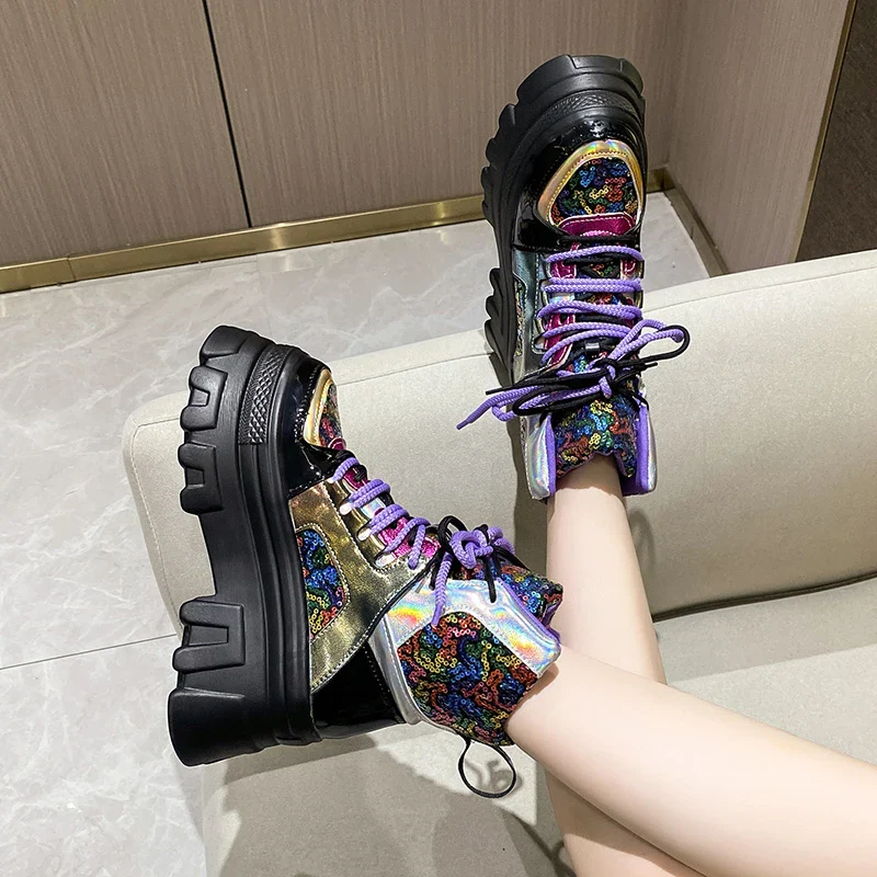 Techno Walk Chunky Boots - Image 7