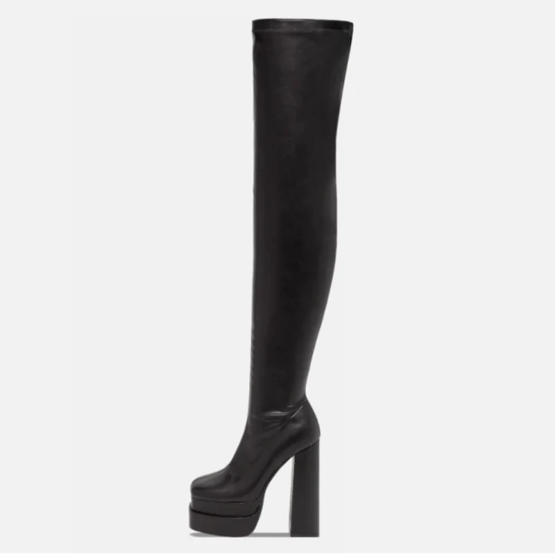 Temptation Tall Thigh High Boots - Image 2