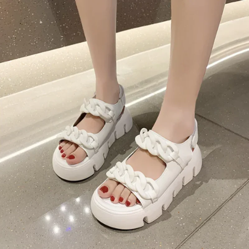 Torrino Chained Summer Sandals - Image 6