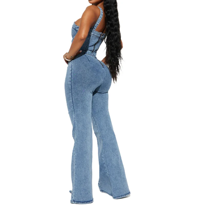 Transatlantic Denim Fusion Jumpsuit - Image 2