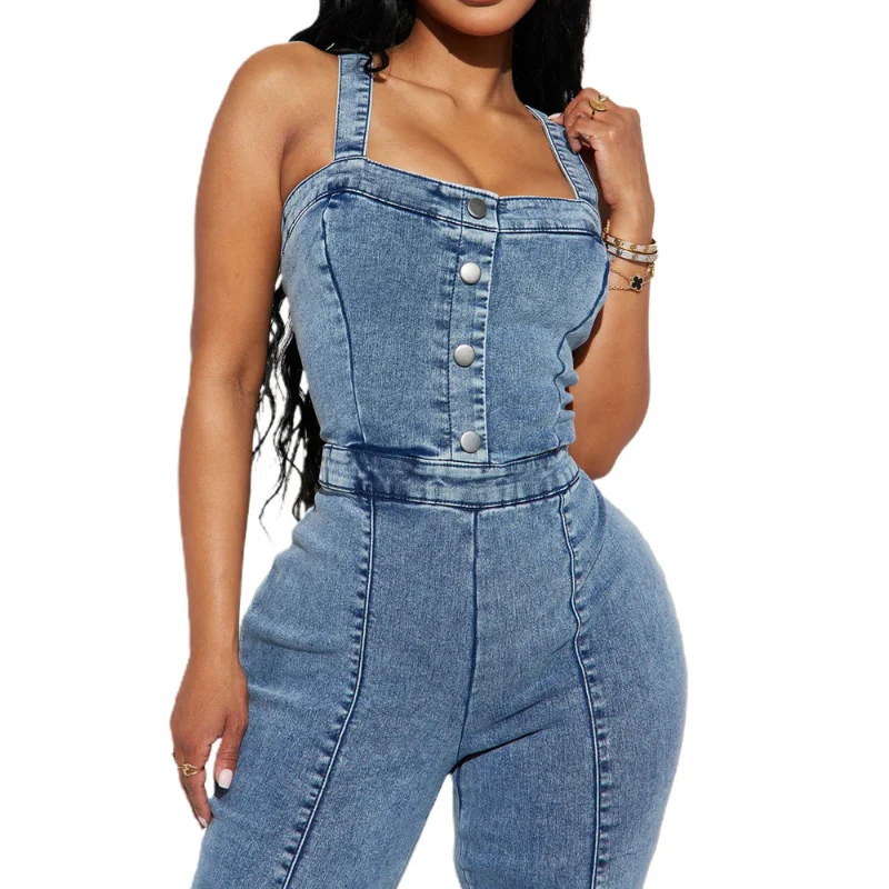 Transatlantic Denim Fusion Jumpsuit - Image 3
