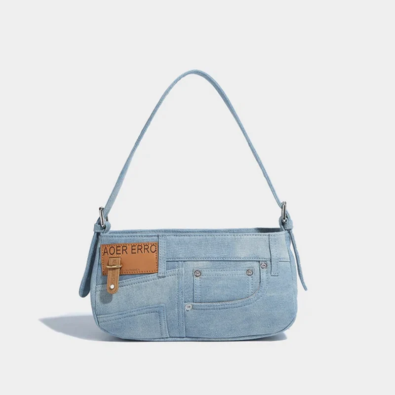 Erro Denim Shoulder Bag - Image 2