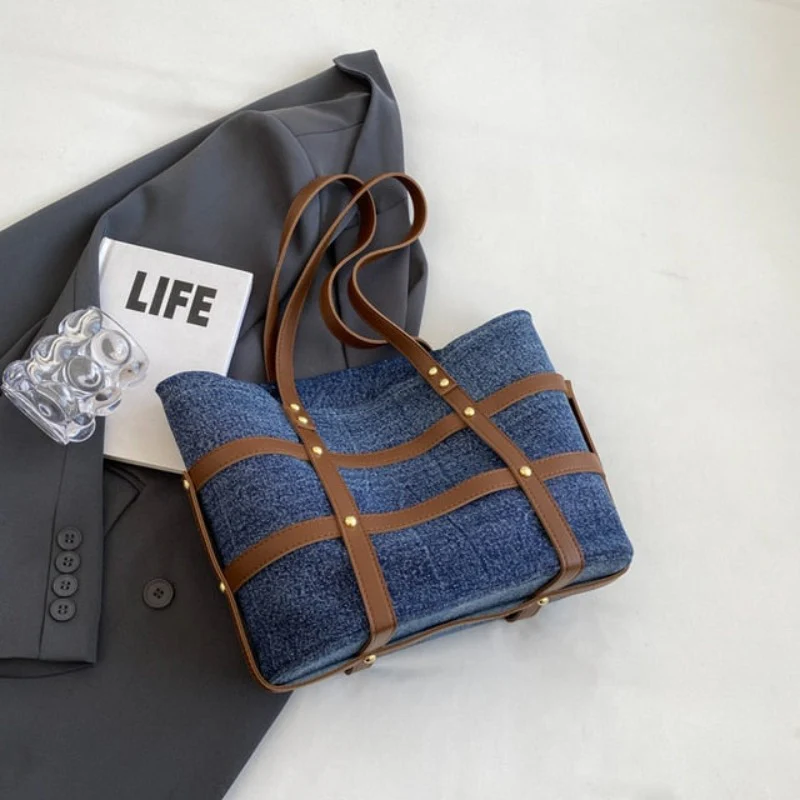 Urbanista Denim Shoulder Bag - Image 2