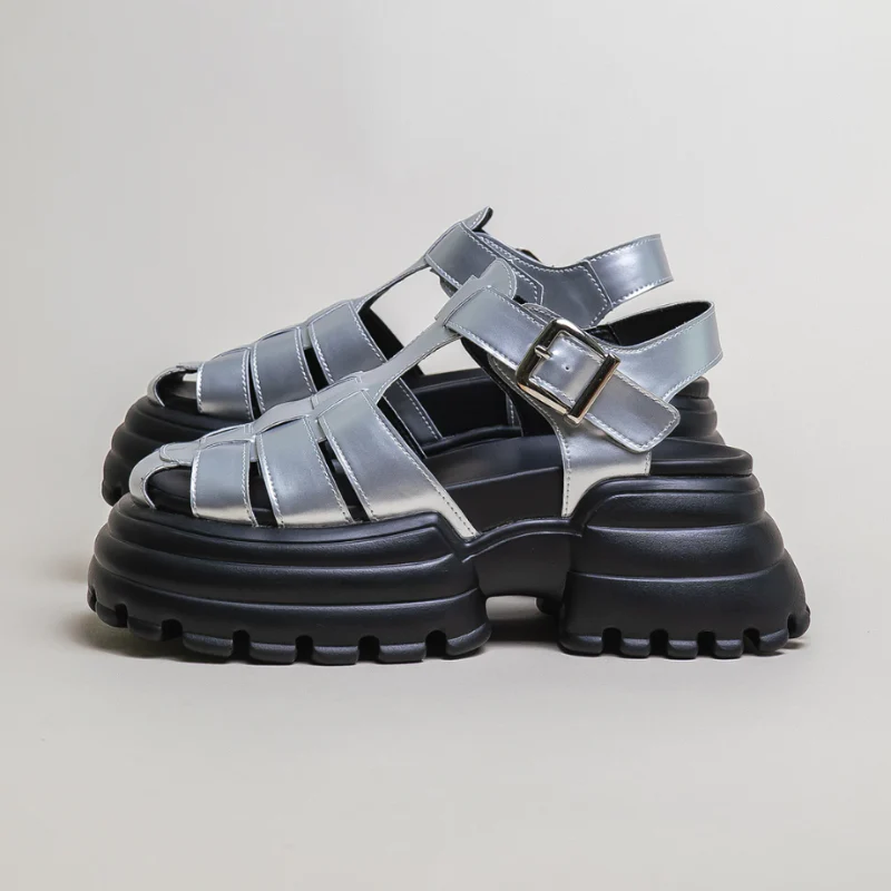 Veneto Gladiator Platform Sandals - Image 4