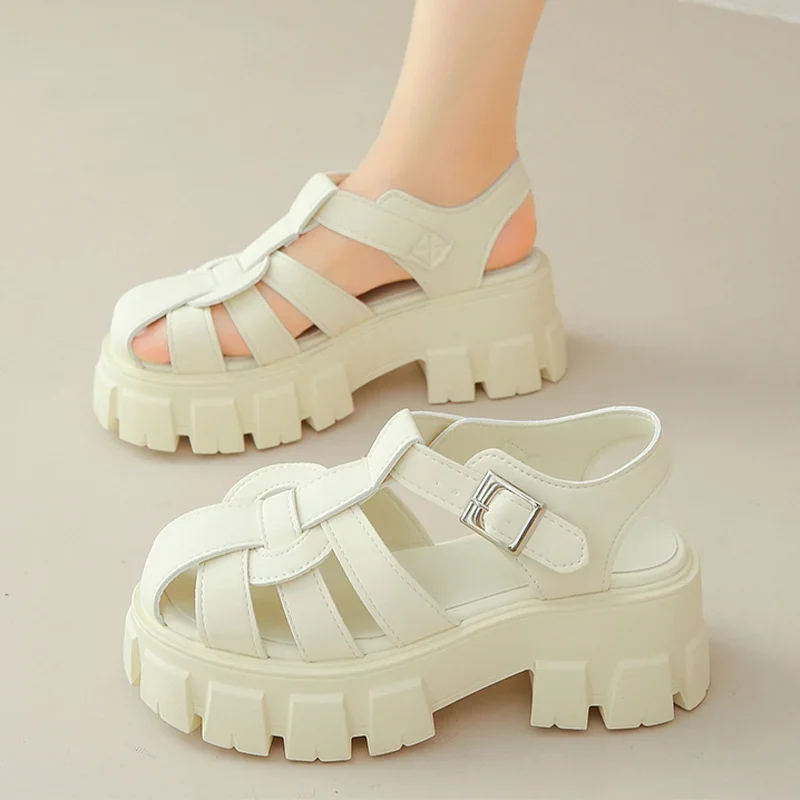 Veneto Roman Platform Sandals - Image 6