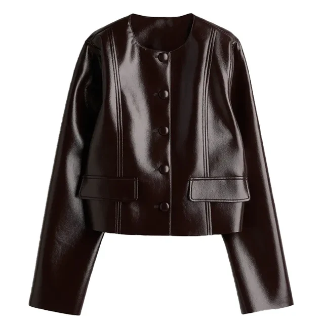 Vintage Bomber Coat - Image 5