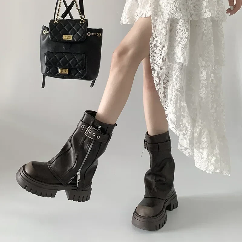 VogueVista Chunky Boots - Image 5