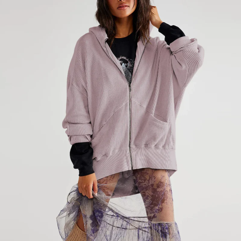 Waffle Wonderfall Zip-Up Hoodie - Image 14