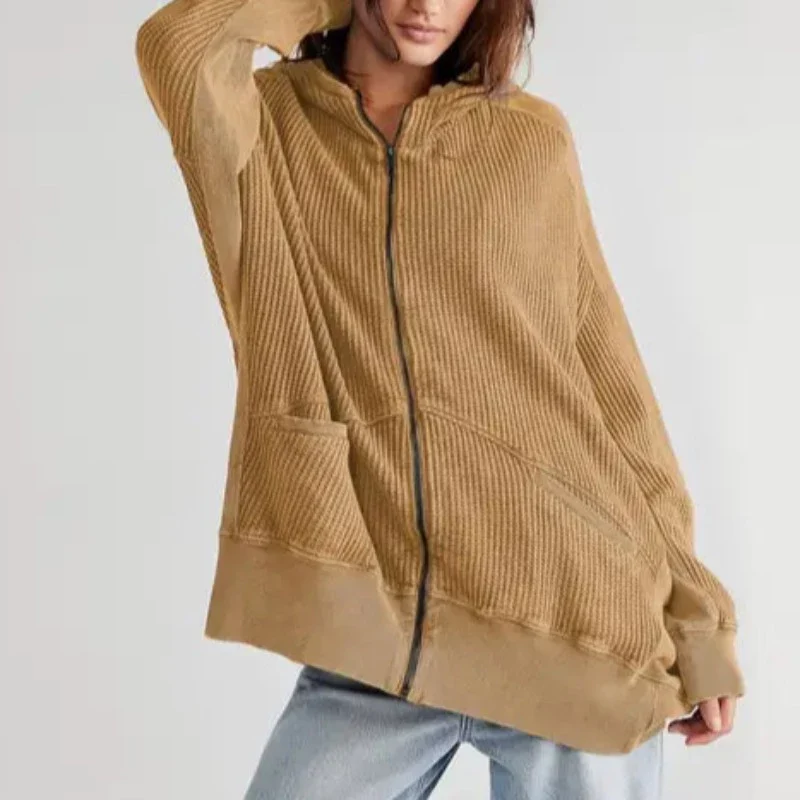 Waffle Wonderfall Zip-Up Hoodie - Image 4