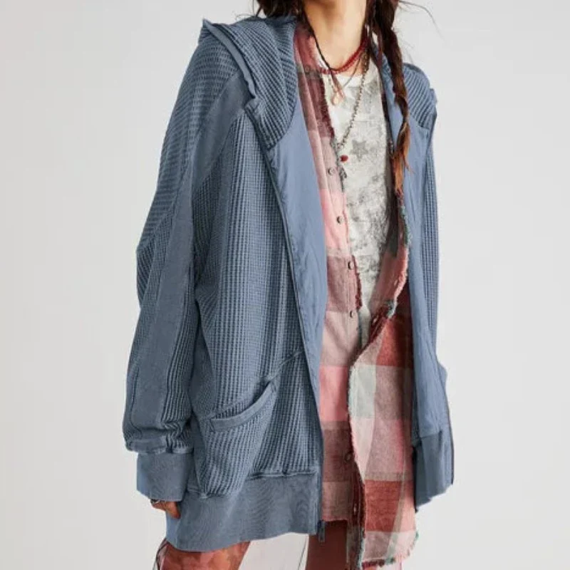 Waffle Wonderfall Zip-Up Hoodie - Image 5