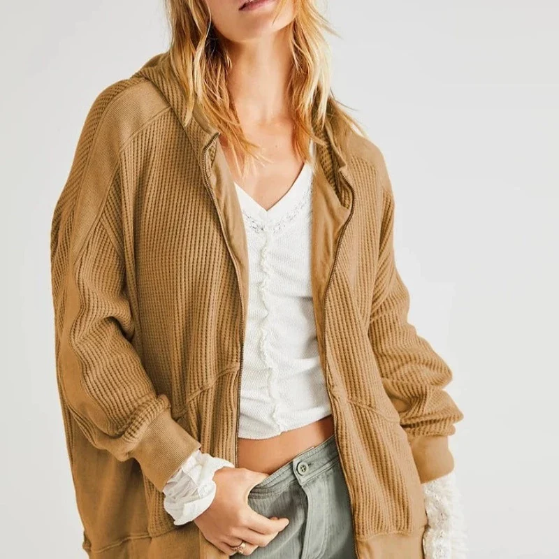 Waffle Wonderfall Zip-Up Hoodie - Image 8