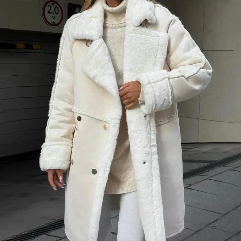 WarmNest Wool Lapel Coat - Image 4
