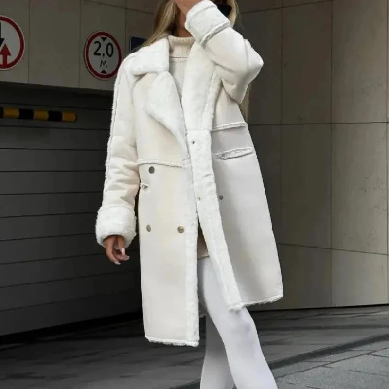 WarmNest Wool Lapel Coat - Image 6