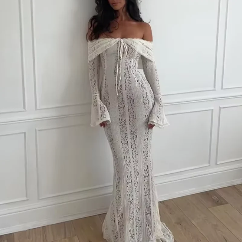 Waves & Lace Sexy Party Dress - Image 10