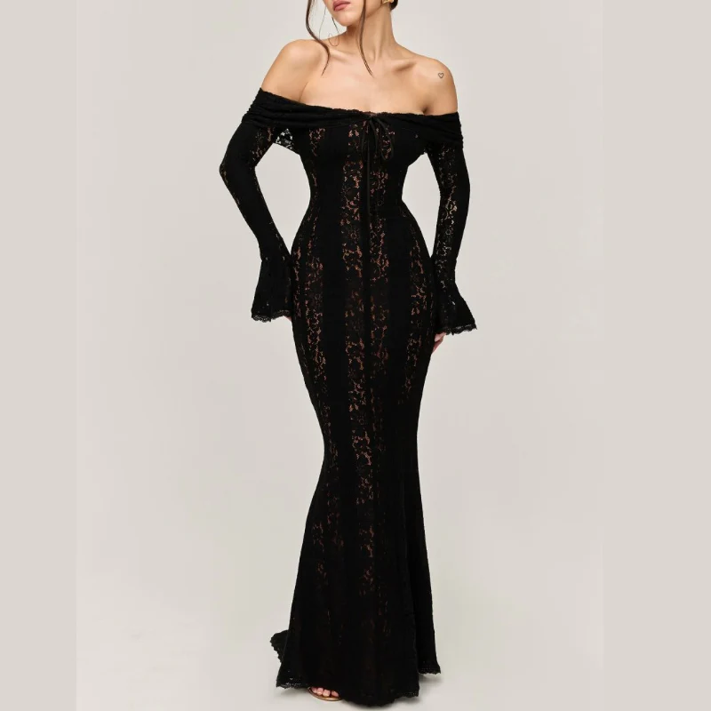 Waves & Lace Sexy Party Dress - Image 3