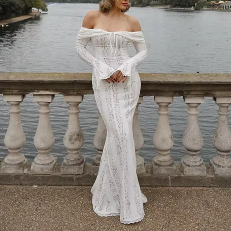 Waves & Lace Sexy Party Dress - Image 5