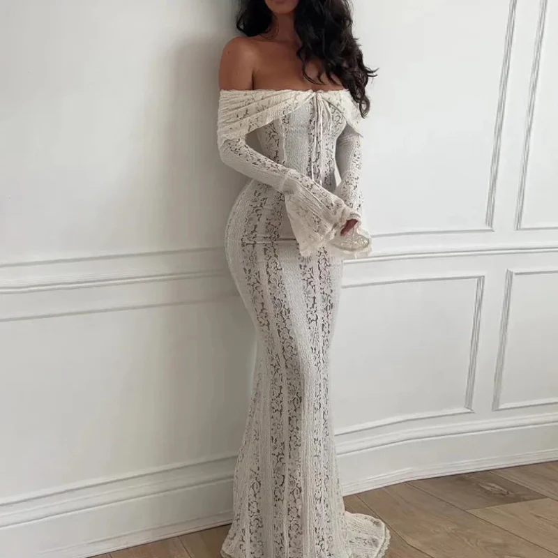 Waves & Lace Sexy Party Dress - Image 9