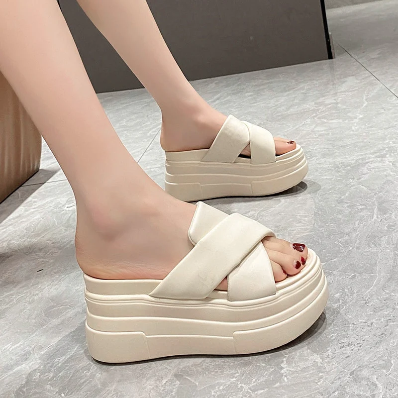 Xtra Summer Platform Slippers - Image 4