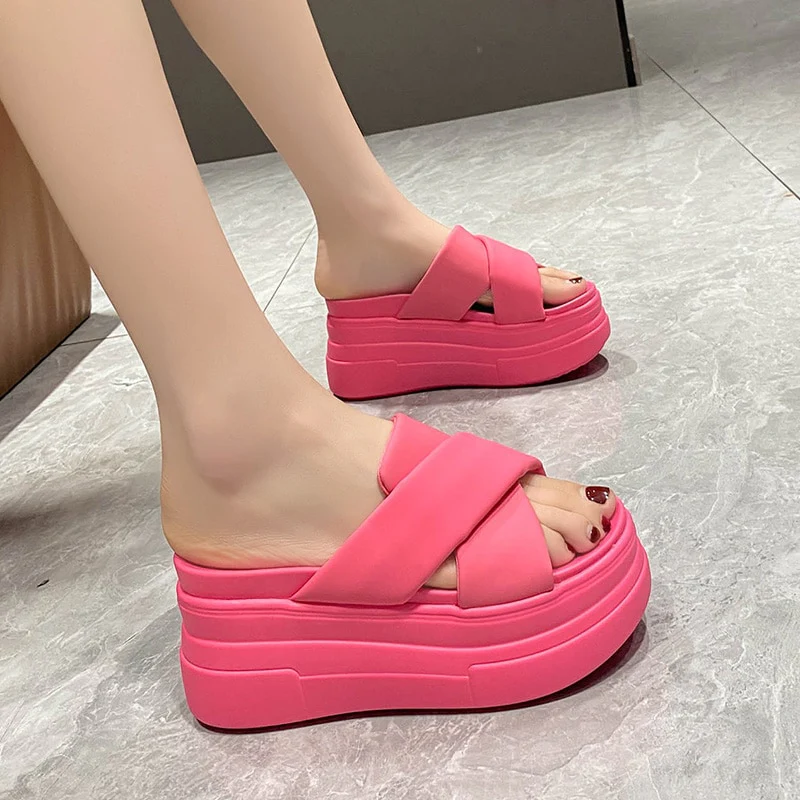 Xtra Summer Platform Slippers - Image 6