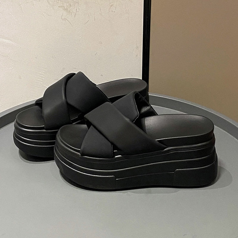 Xtra Summer Platform Slippers - Image 8