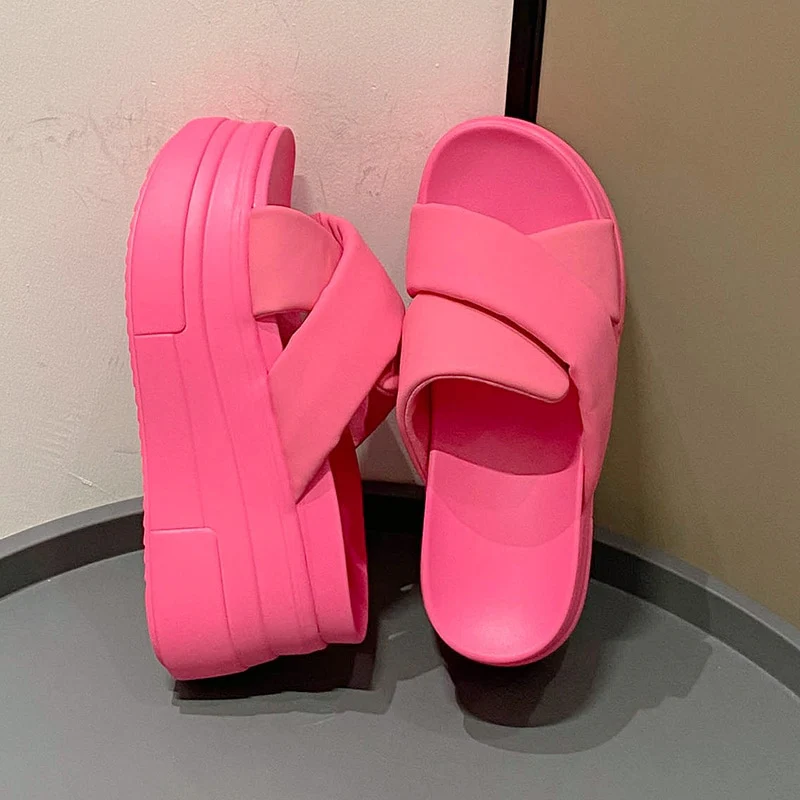 Xtra Summer Platform Slippers - Image 9