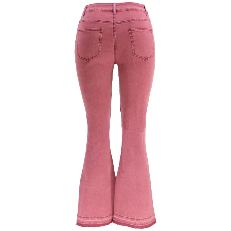 Zigzag Flared Jeans - Image 10