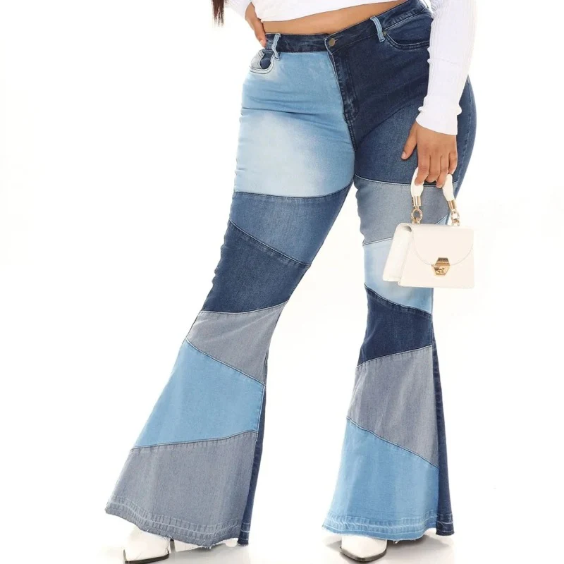 Zigzag Flared Jeans - Image 6