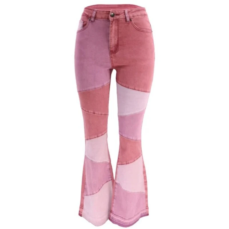 Zigzag Flared Jeans - Image 9